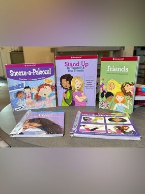 Lot of 5 American Girl Books: Friends, Stand Up, Hair, Take the Challenge + 1